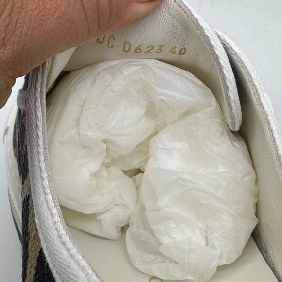 DIOR WALK'N Leopard Mizza Cotton Platform Lace Up Low Top Sneakers Shoes - Picture 13 of 15